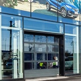 Панорамные ворота AluTrend
